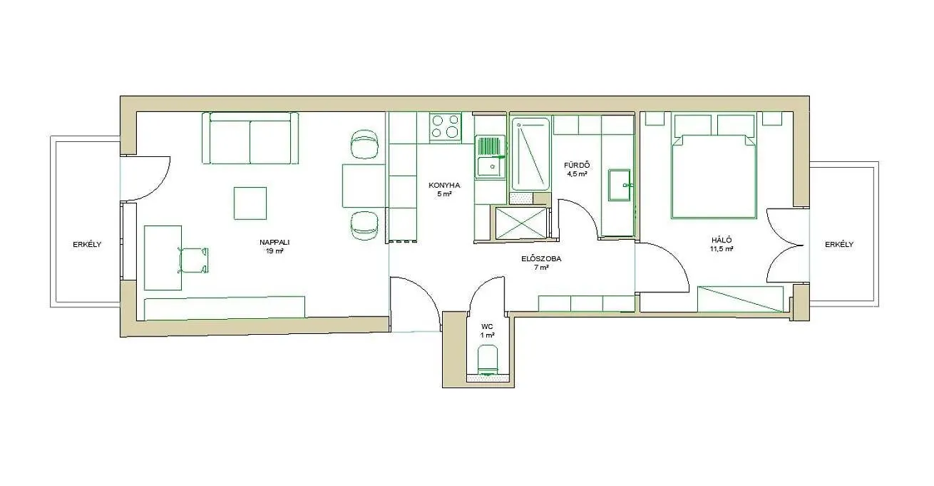 Апартаменты Bambusz Apartman Будапешт Венгрия